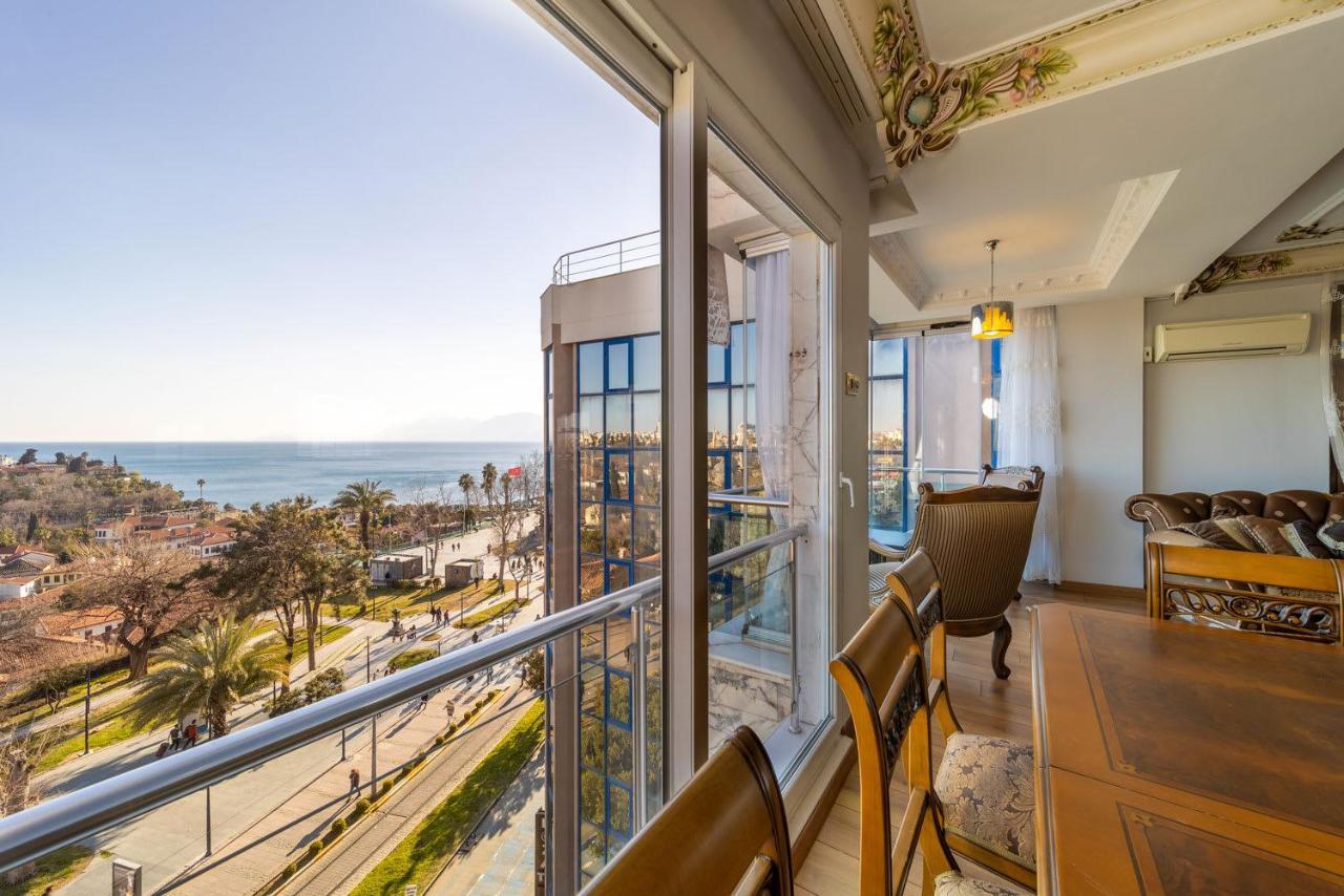 Lovely Flat With Sea View Near Beach In Muratpasa อันตัลยา ภายนอก รูปภาพ